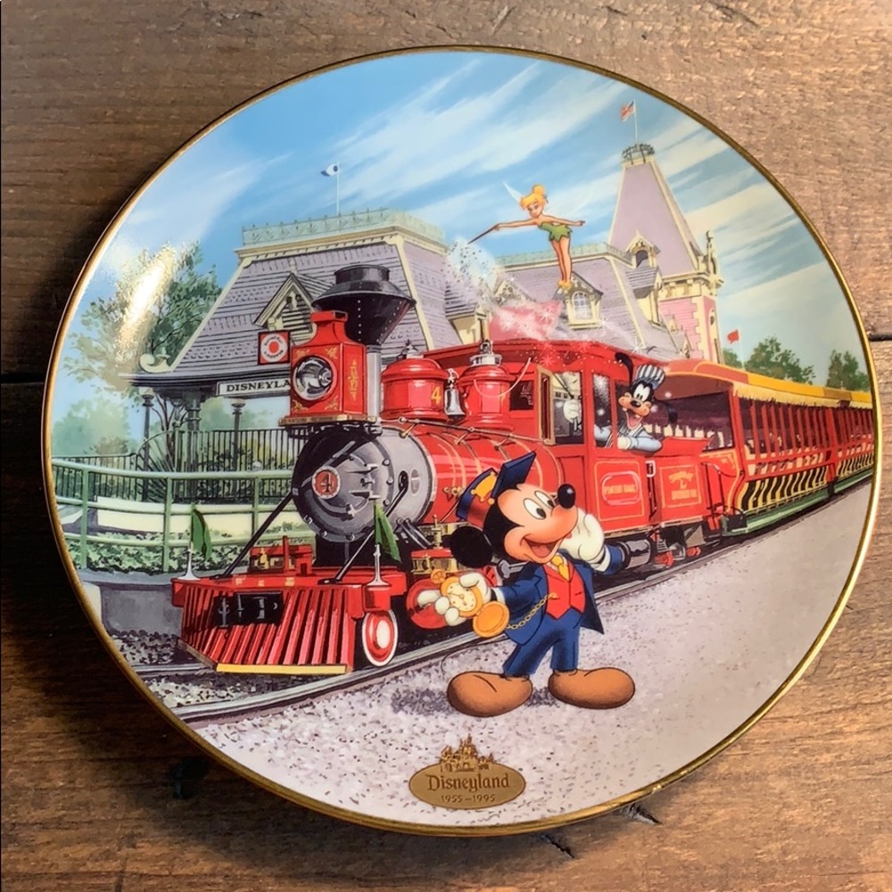 “Disneyland Railroad” 40th Anniversary plate